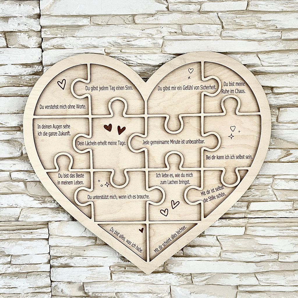 Herzförmiger Rahmen - 14 Gründe zum Verlieben