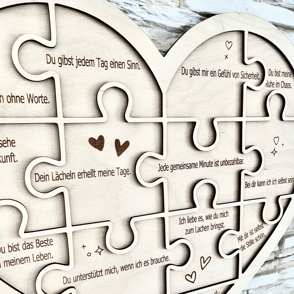 Herzförmiger Rahmen - 14 Gründe zum Verlieben